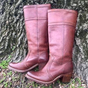 Frye Mary Jane motorcycle riding boots size 7